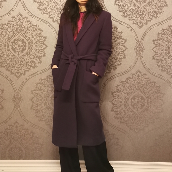 Jigsaw wool wrap coat - Picture 10 of 15